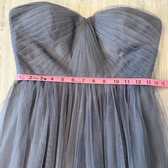 Jenny Yoo Collection Gray Formal Strapless Dress - Picture 4 of 9